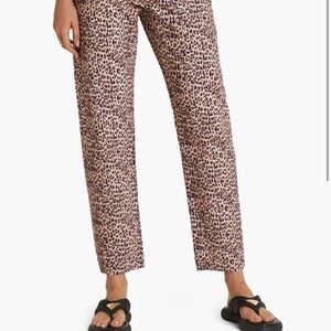 River Island Animal Print Straight Leg Pants